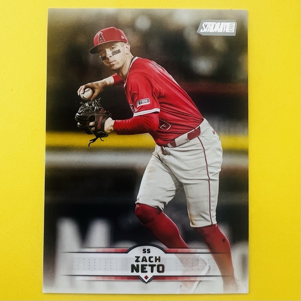 2025 Topps Stadium Club Zach Neto #37โ Los Angeles Angels Base